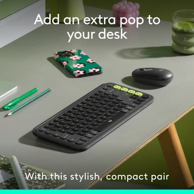 Logitech POP Icon mus med tangentbord (grafit)
