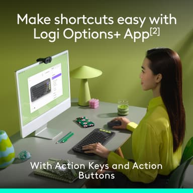 Logitech POP Icon mus med tangentbord (grafit)