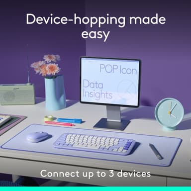 Logitech POP Icon mus med tangentbord (grafit)
