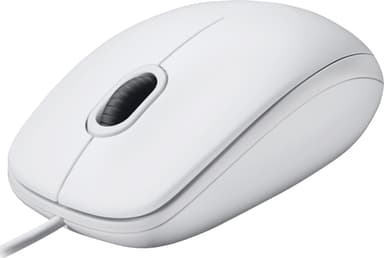 Logitech M100 trådbunden mus (vit)