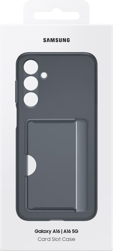 Samsung Galaxy A16 kortfodral (svart)