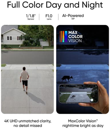 Eufy eufyCam S3 Pro 4K säkerhetskamera (3-pack)