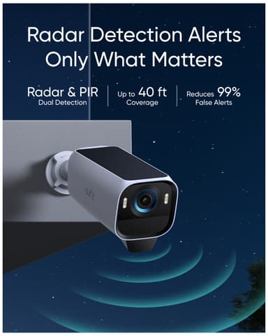 Eufy eufyCam S3 Pro 4K säkerhetskamera (3-pack)