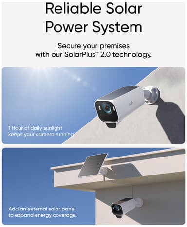 Eufy eufyCam S3 Pro 4K säkerhetskamera (tillägg)