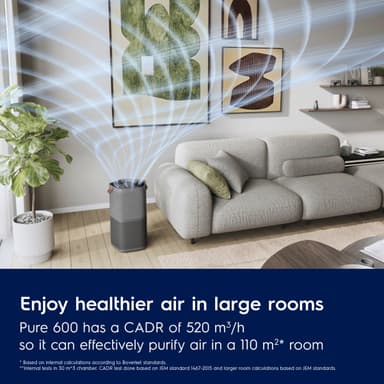 Electrolux Pure 600 luftrenare EPO60571DG (grå)