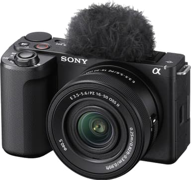 Sony ZV-E10 II spegellös kamera 16-50 mm objektivsats