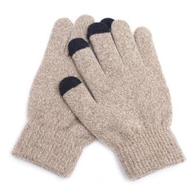 Fingervantar med touchfunktion, Brun