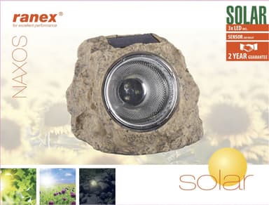 Ranex Sol Trädgårdsljus 3 Lysdioder