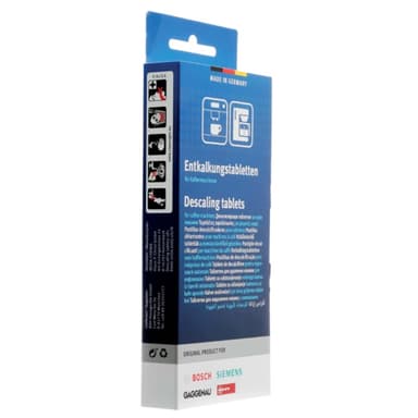 Bosch Avkalkningstabletter för kaffemaskiner - 2 i 1 - 3 stycken à 36 gram
