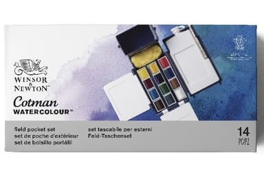 Cotman Water Color Field box 12x1/2 pans