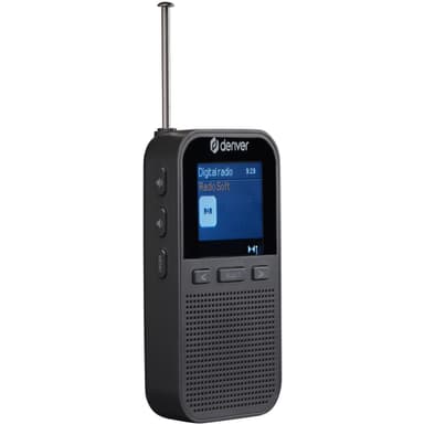 Denver Handhållen DAB+/FM-radio med inbyggd högtalare