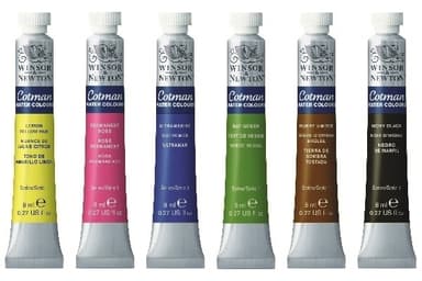 Cotman Water Color Tubset 6x8 ml