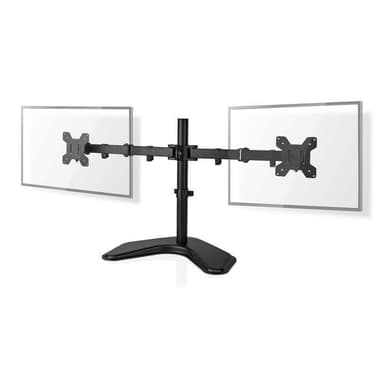 Nedis Skärm Fäste | 2 Skärmar | 15 - 32 "" | 75x75 / 100x100 | Fullständigt justerbar