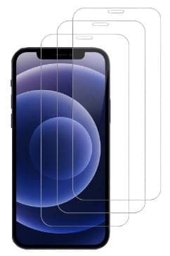 3-pack Mr. Yes Heltäckande skärmskydd i härdat glas till iPhone 12 Pro Max
