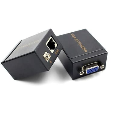 VGA extender via cat-5e/cat 6 kabel, 60 m