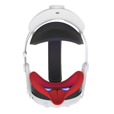 Meta Quest 3 Ögonmask dammtät skyddsöverdrag med nässtöd - Vit