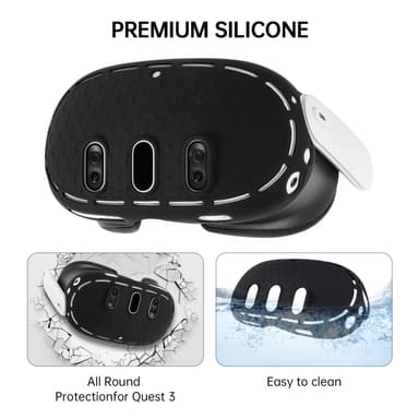 För Meta Quest 3 VR skyddande skal silikon Anti damm dropp skydd