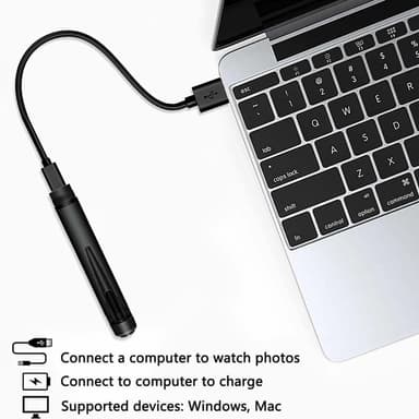 Dold Kamera Penna videoinspelning Foto Röstaktiverad spionkamera