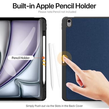 DUX DUCIS Domo iPad Air 13 (2024) fodral Tri-Fold - Blå
