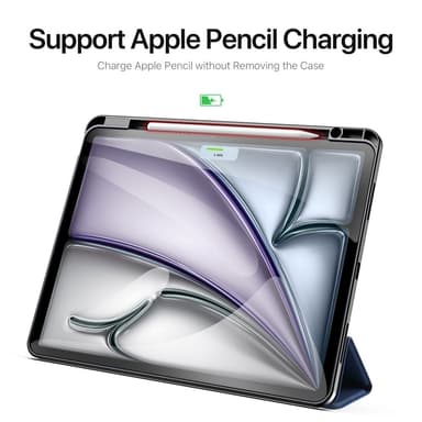 DUX DUCIS Domo iPad Air 13 (2024) fodral Tri-Fold - Blå