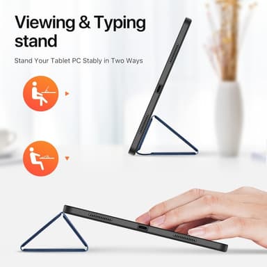 DUX DUCIS Domo iPad Air 13 (2024) fodral Tri-Fold - Blå