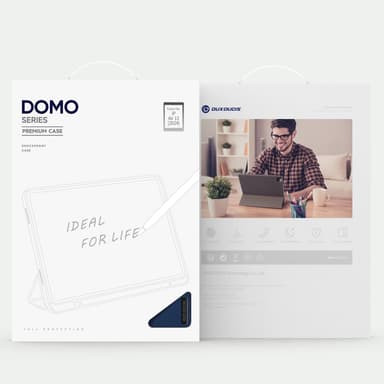 DUX DUCIS Domo iPad Air 13 (2024) fodral Tri-Fold - Blå