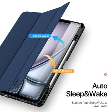 DUX DUCIS Domo iPad Air 13 (2024) fodral Tri-Fold - Blå