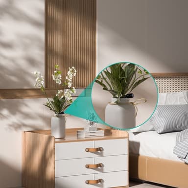 360-grader panorama WiFi-kamera Rörelse övervakning hem säkerhet