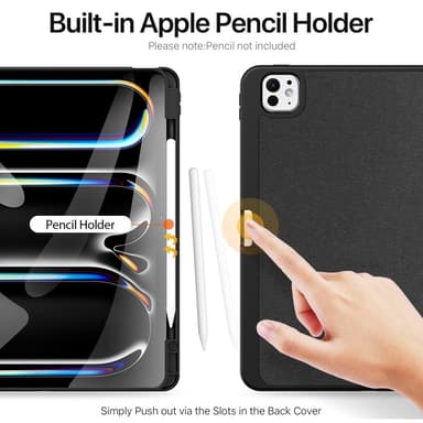 DUX DUCIS Domo iPad Pro 13 (2024) fodral Tri-Fold - Svart