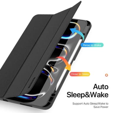 DUX DUCIS Domo iPad Pro 13 (2024) fodral Tri-Fold - Svart