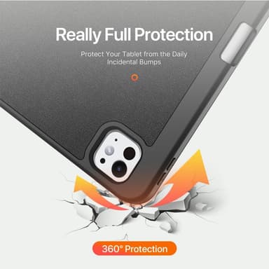 DUX DUCIS Domo iPad Pro 13 (2024) fodral Tri-Fold - Svart