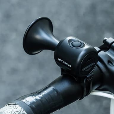 Elektrisk Bike Bell Ringklocka Hög Decibel Cykelstyre - Röd