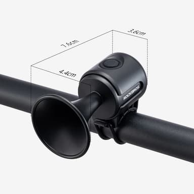 Elektrisk Bike Bell Ringklocka Hög Decibel Cykelstyre - Röd