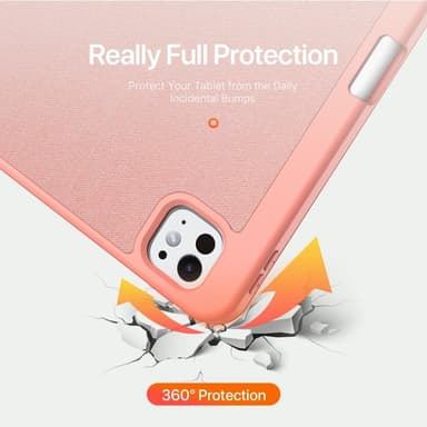 DUX DUCIS Domo iPad Pro 13 (2024) fodral Tri-Fold - Rosa