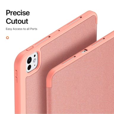 DUX DUCIS Domo iPad Pro 13 (2024) fodral Tri-Fold - Rosa