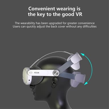 För Meta Quest 3 VR Headset Justerbar huvudrem Pannband