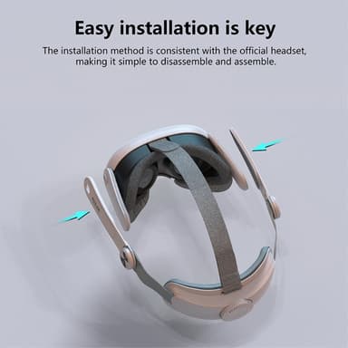 För Meta Quest 3 VR Headset Justerbar huvudrem Pannband