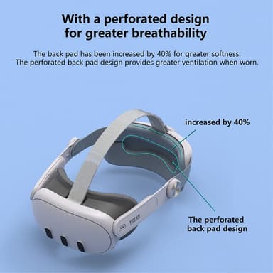 För Meta Quest 3 VR Headset Justerbar huvudrem Pannband