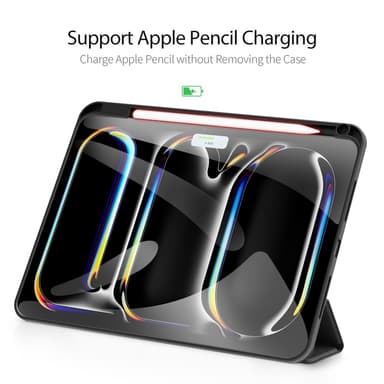 DUX DUCIS Domo iPad Pro 11 (2024) fodral Tri-Fold - Svart