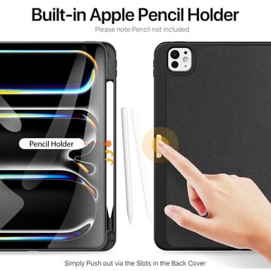 DUX DUCIS Domo iPad Pro 11 (2024) fodral Tri-Fold - Svart