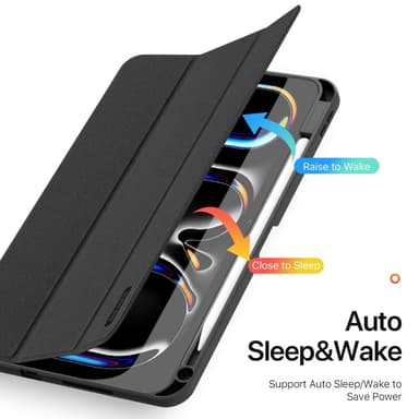 DUX DUCIS Domo iPad Pro 11 (2024) fodral Tri-Fold - Svart
