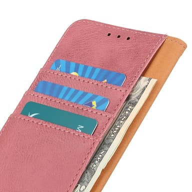 KHAZNEH för iPhone 16 Plus Plånboksfodral - Rosa