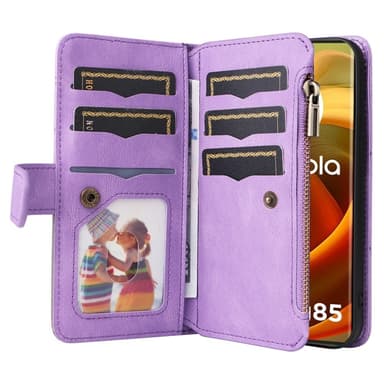 KS Plånboksfodral till Motorola Moto G85 - Lila
