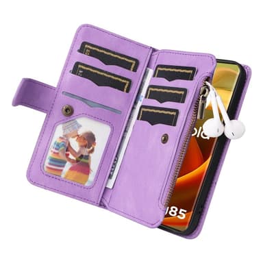 KS Plånboksfodral till Motorola Moto G85 - Lila