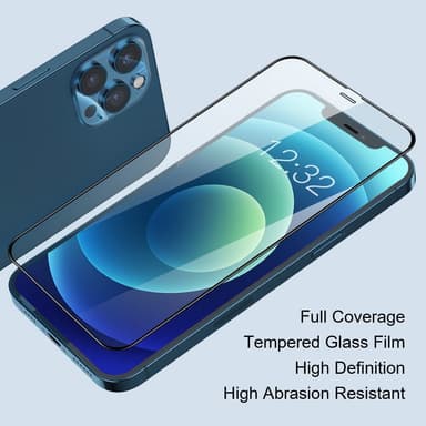 AMORUS till iPhone 16 Plus Härdat glas skärmskydd