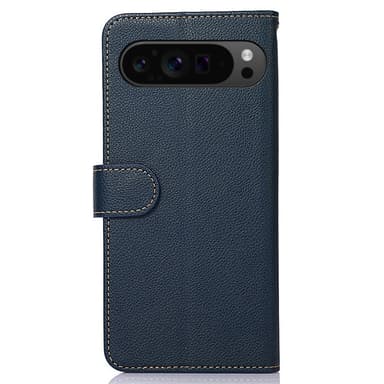 KHAZNEH För Google Pixel 9 Pro XL Plånboksskal Litchi-textur Telefonskal