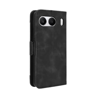 För OnePlus Nord 4 Fodral Plånboksställ Retro Struktur Telefonfodral – Svart