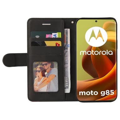 KT Plånboksfodral till Motorola Moto G85 - Svart