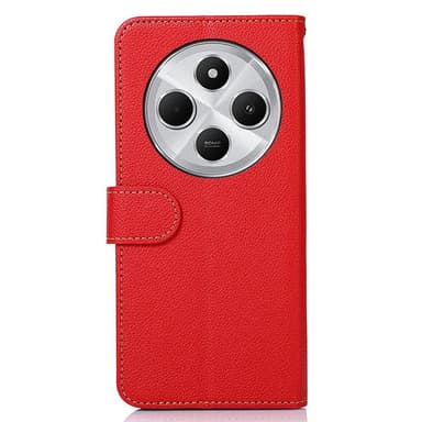 KHAZNEH Plånboksfodral till Xiaomi Redmi 14C - Röd/Svart