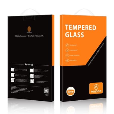 AMORUS till iPhone 16 Pro Max Härdat glas skärmskydd